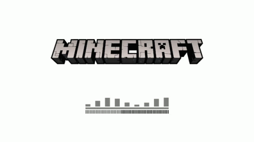 White Minecraft Loading Screen GIF