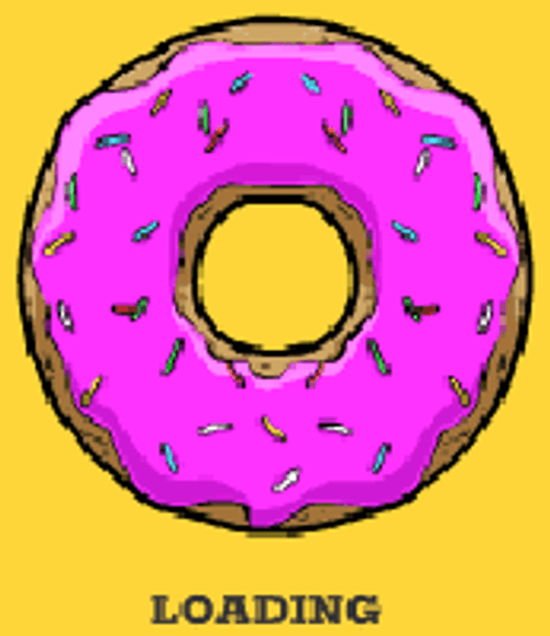 Loading Sprinkled Donut GIF