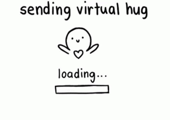 Loading Virtual Hug Sent GIF