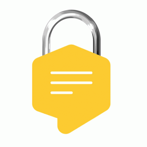 Locked Conversation In Device GIF
