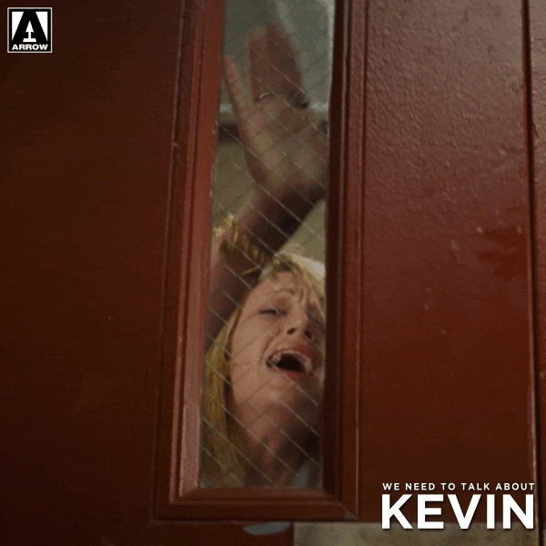 Locked In Lynne Ramsay Hitting Door GIF