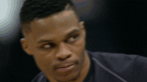 Locked In Playing Basketball Russell Westbrook GIF