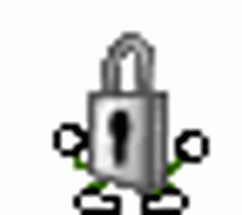 Locked Pad Lock Dancing GIF