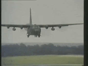Lockheed Gunship Armed Plane GIF