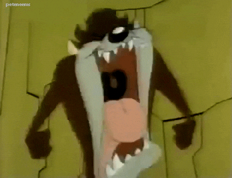 Loco Angry Mad Tasmanian Devil GIF