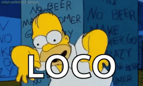 Loco Homer Simpson GIF | GIFDB.com