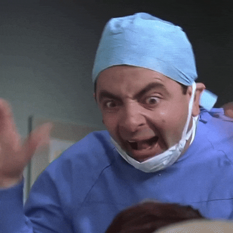 Loco Teasing Doctor Mr Bean GIF