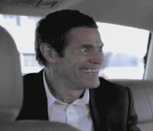 Loco Willem Dafoe Psycho Laugh GIF