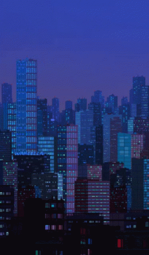 Lofi Night City GIF