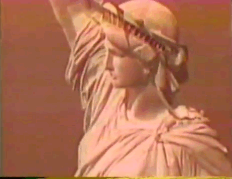 Lofi Shot Statue Of Liberty Girl GIF