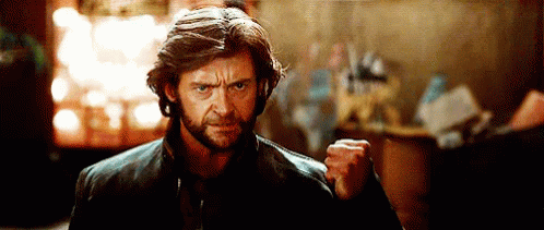 Logan In The Wolverine Ready To Battle GIF