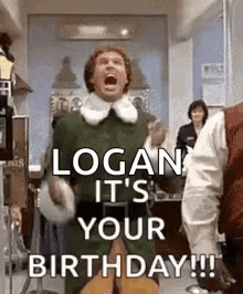 Logan It's Your Birthday By Elf GIF