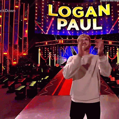 Logan Paul Wwe Clapping While Walking GIF