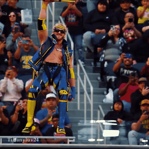 Logan Paul Wwe Hanging GIF