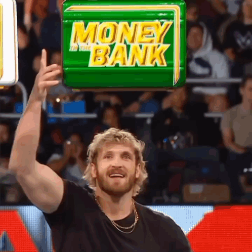 Logan Paul Wwe Money Bank GIF
