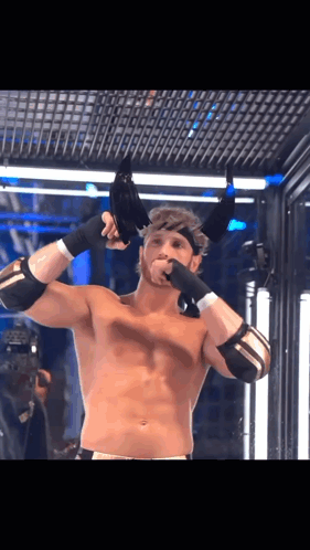Logan Paul Wwe Ready To Fight GIF