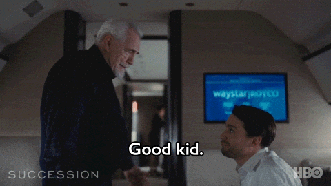 Logan Roy Succession Good Kid GIF