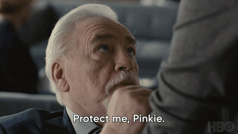 Logan Roy Succession Protect Me Pinkie GIF