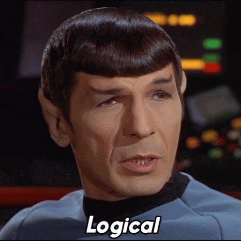 Logical Mr Spock GIF