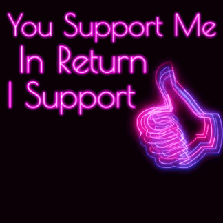 Logo Saying Team Support With Two Arms GIF