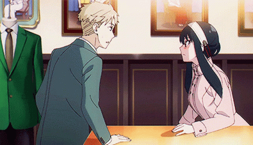 Loid And Yor Forger Arguing GIF