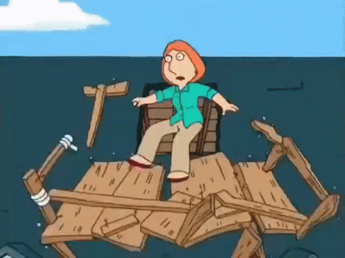 Lois Griffin Falling Down GIF