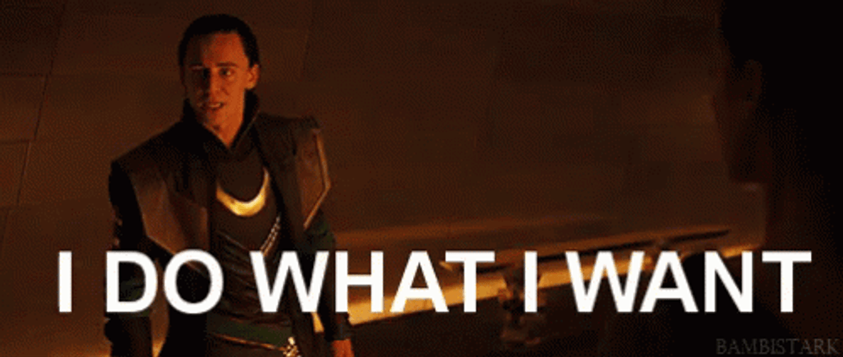 Loki Walkout I Do What I Want GIF
