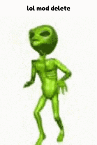 Lol Meme Discord Alien Mod Dancing GIF