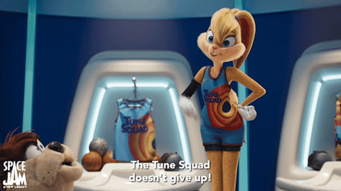 Lola Bunny Don't Give Up GIF