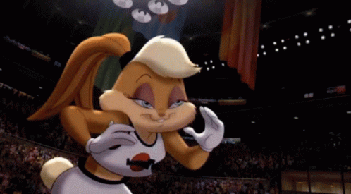 Lola Bunny Playing Basketball
