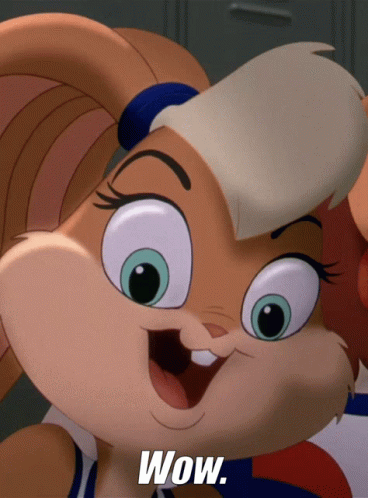 Lola Bunny Wow Blink GIF