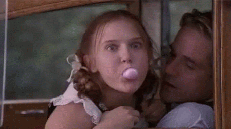 Lolita Blowing Gum GIF