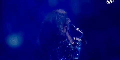Lolita Flores Singing In Stage GIF