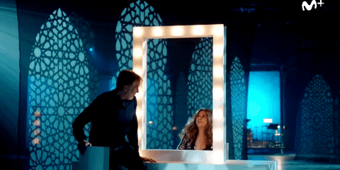 Lolita In Front Of Mirror GIF