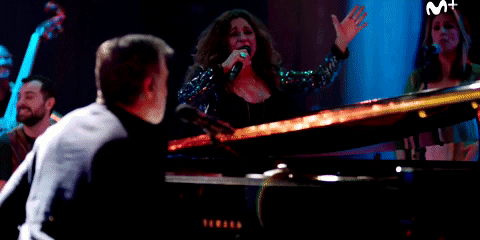 Lolita Sang To Piano Accompaniment GIF