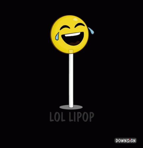 Lollipop Laughing Emoji Meme GIF
