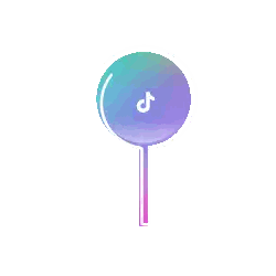 Lollipop with TikTok Logo