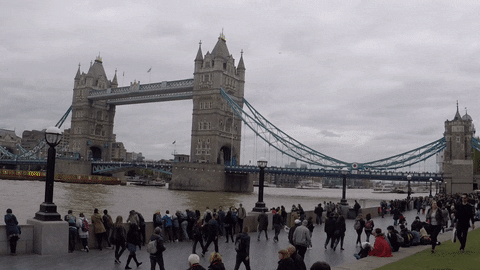 London Tower Bridge View GIF