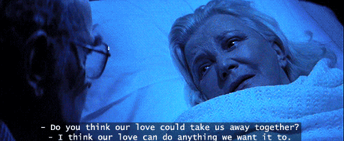 Lonely Elderly Meets Her Dying Fate GIF