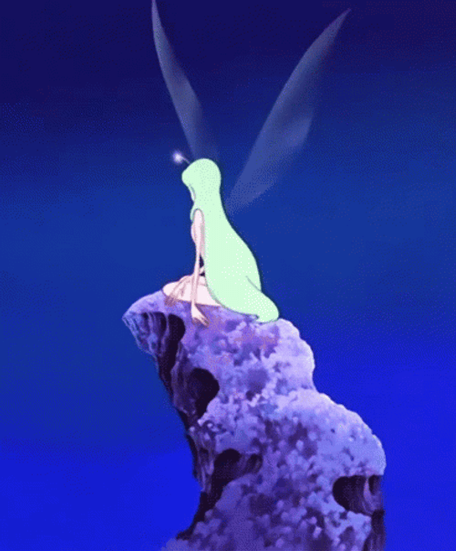 Lonely Fairy In A Midnight Sky GIF