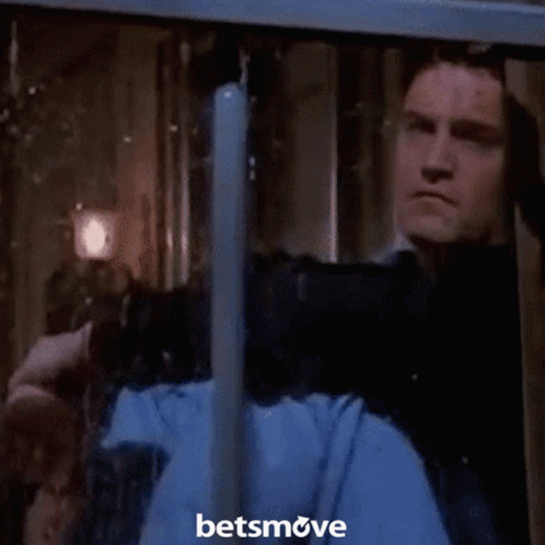 Lonely Man Looking Out The Window GIF