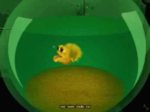 Lonely Pufferfish Lalala GIF