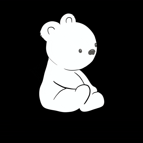 Lonesome Cute Bear GIF