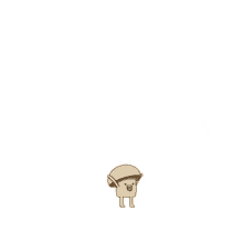 Long Cute Mushroom Swirling GIF