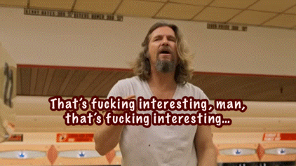 Long Hair Beard Man Says That's Fucking Interesting