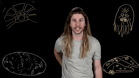 Long Hair Man Pulling Raygun GIF