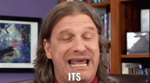 Long Hair Man Says It Is Not Worthy GIF