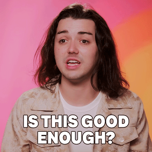 Long-Haired Man Asking If This Is Good Enough GIF