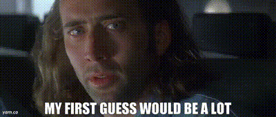 Long-Haired Man My First Guess Would Be A Lot GIF