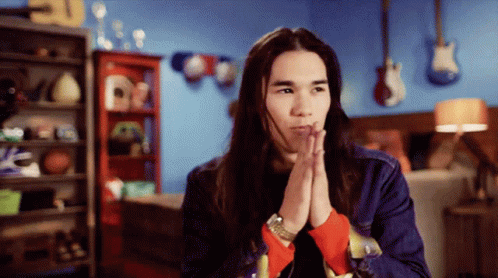 Long-Haired Man Praying
